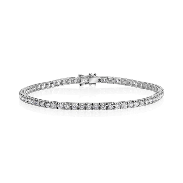 Pyramid Bracelet Of Diamonds